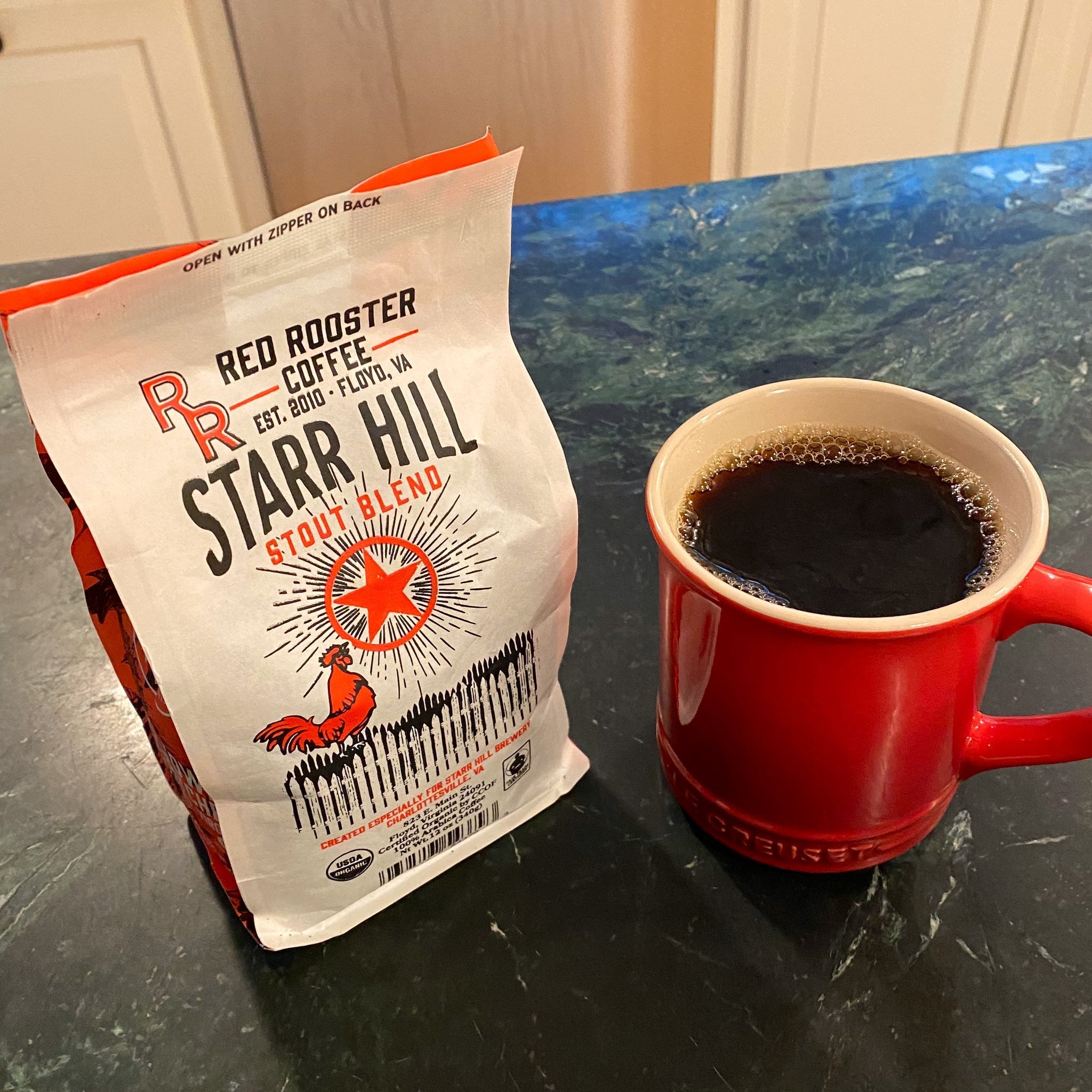 Red Rooster Organic Starr Hill Stout Blend Coffee