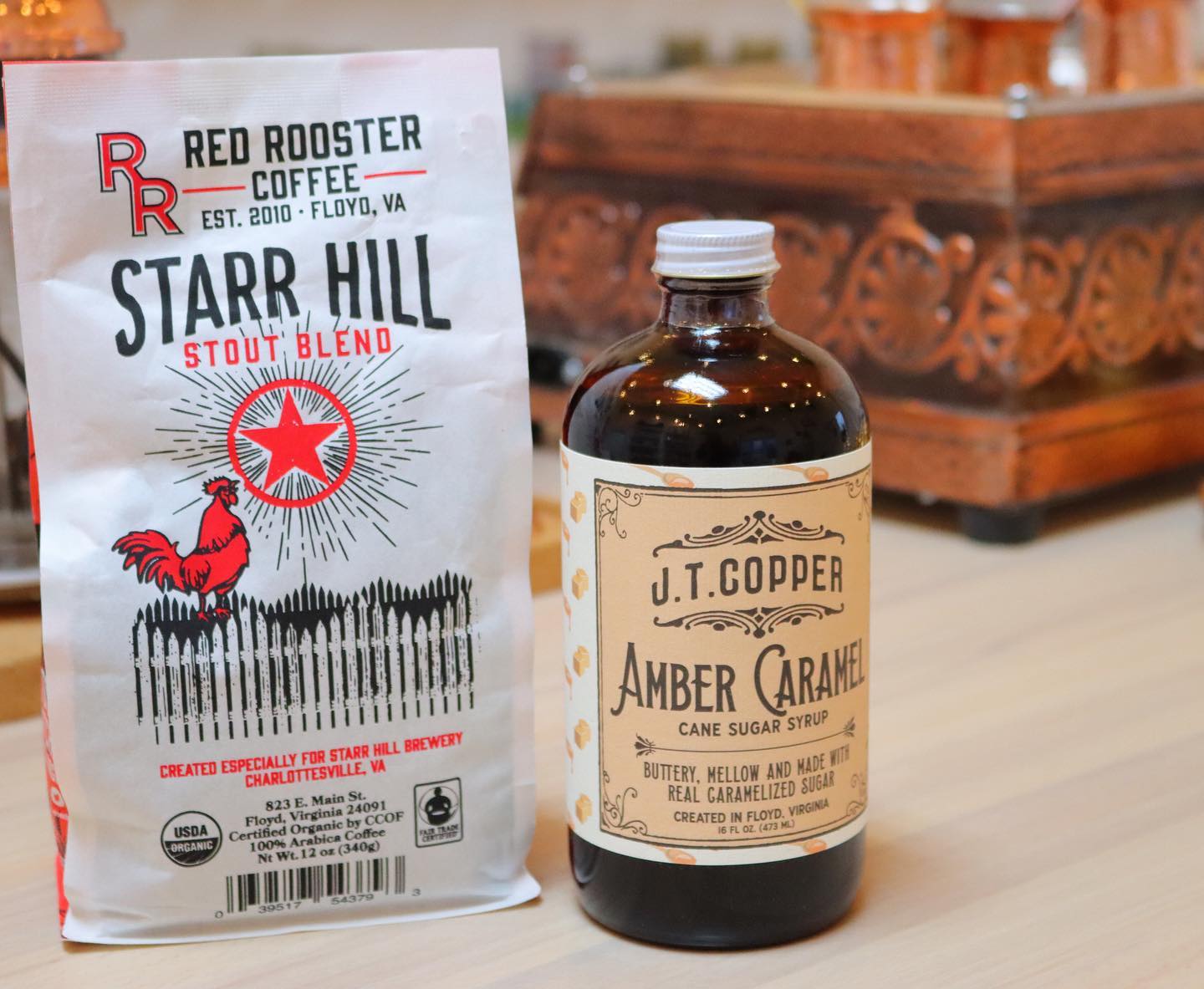 Red Rooster Organic Starr Hill Stout Blend Coffee