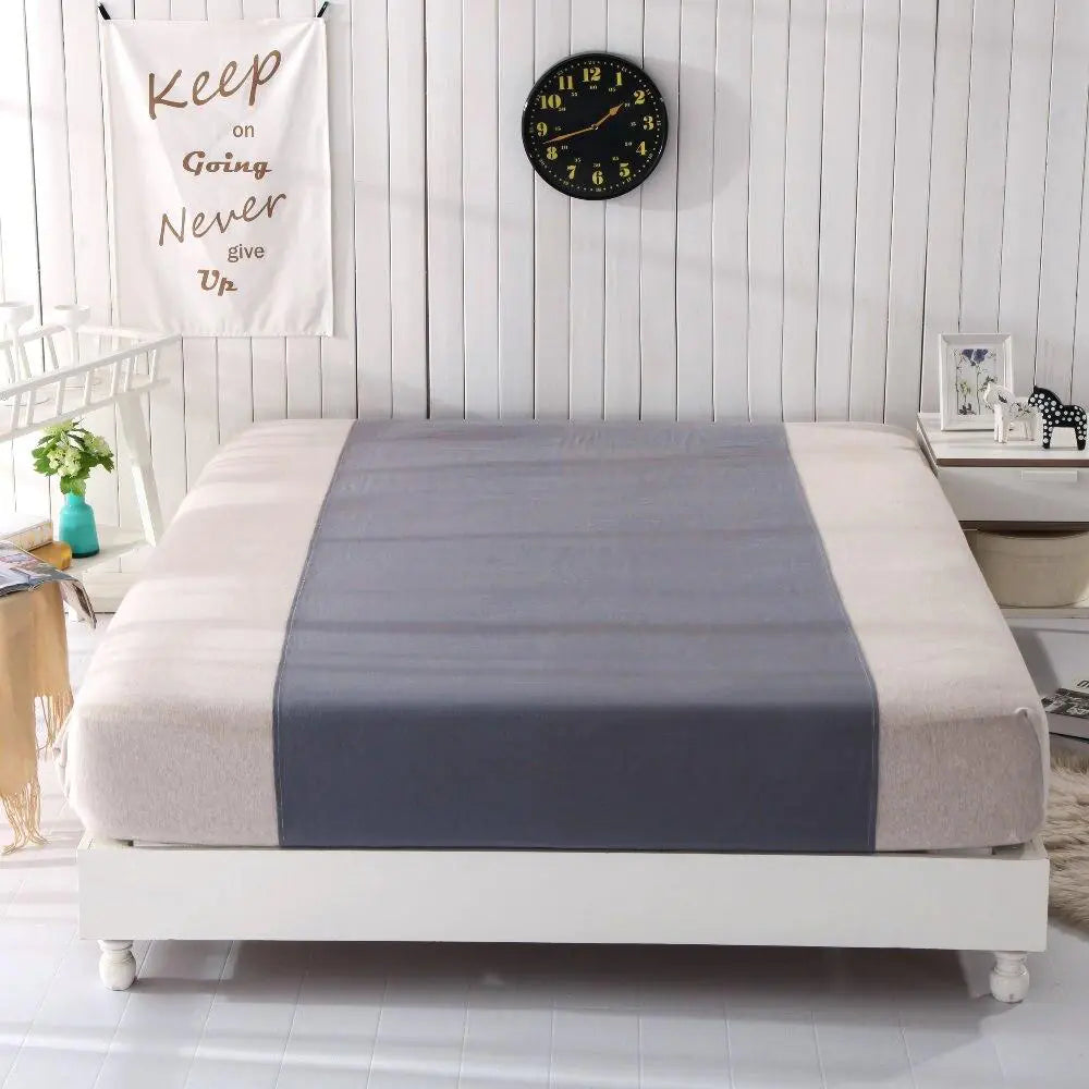 Grounding Bed Sheet Set: Gray