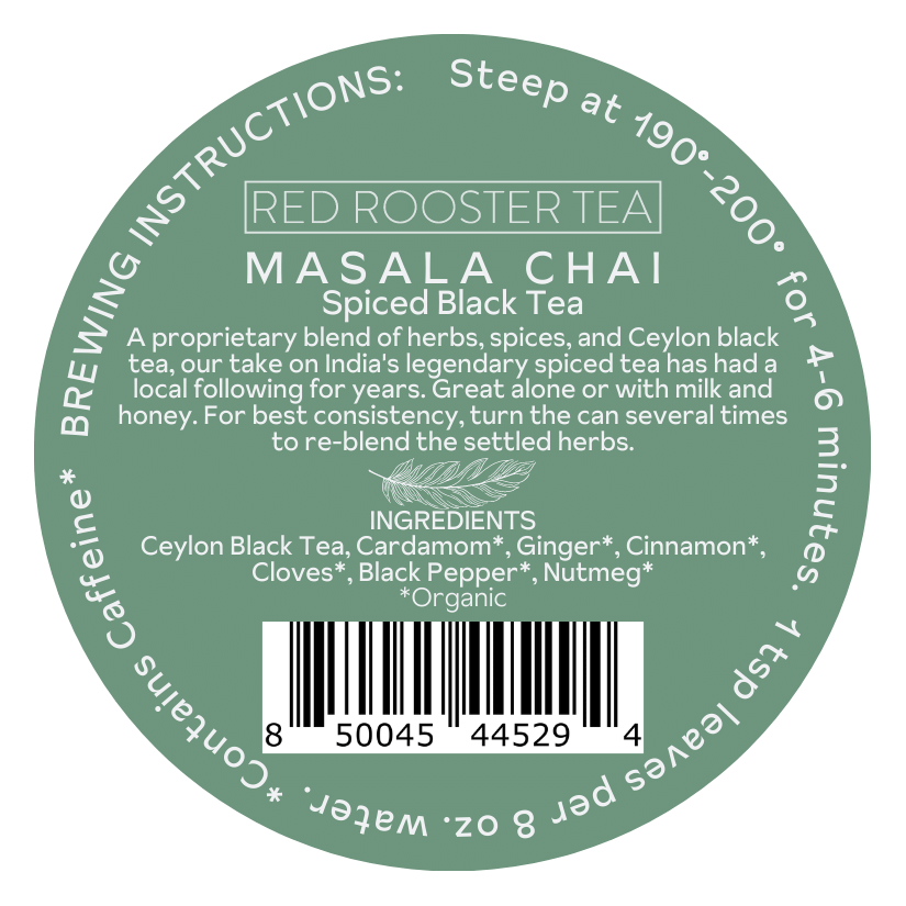 Masala Chai Spiced Black Organic Tea