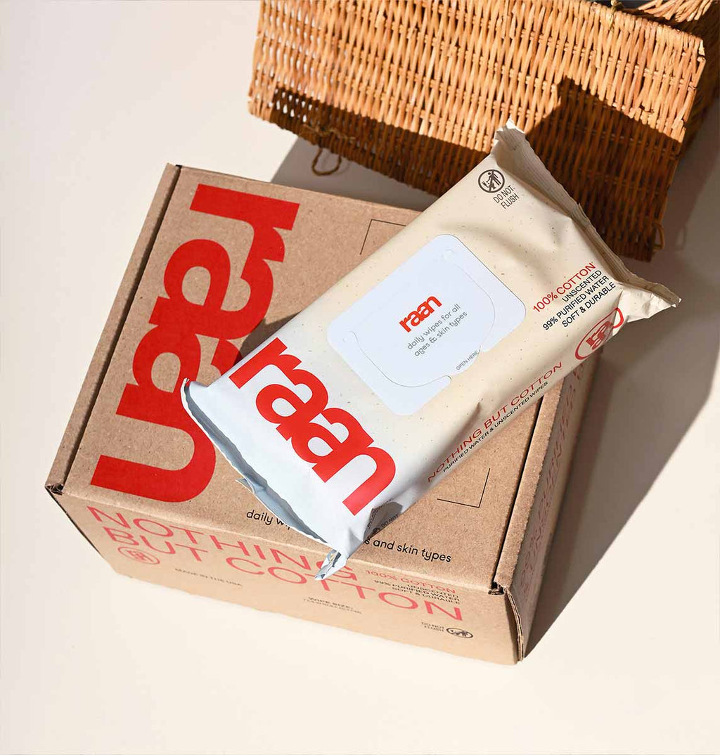 Unbleached 100% Cotton Baby Wipes