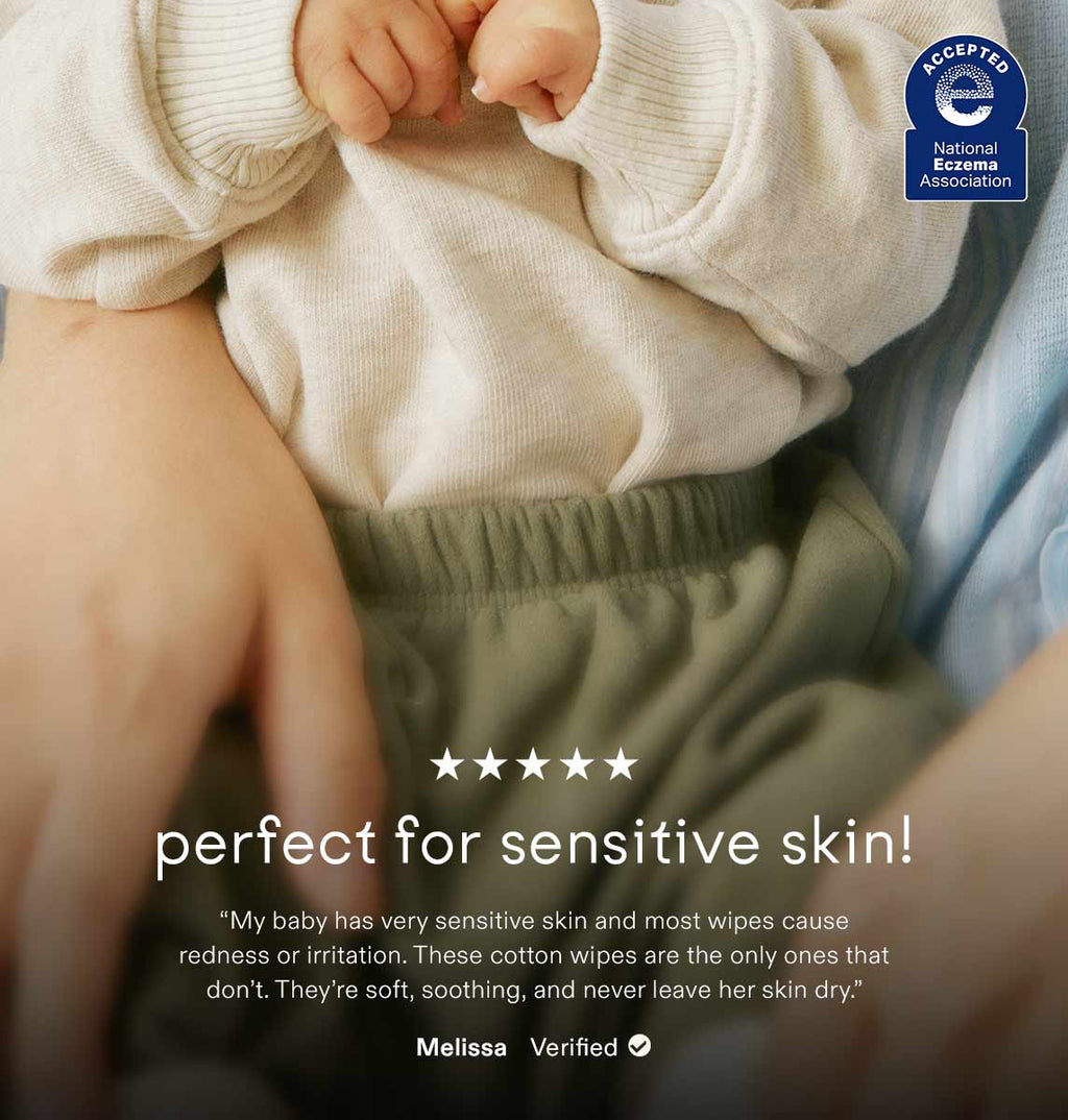 Unbleached 100% Cotton Baby Wipes