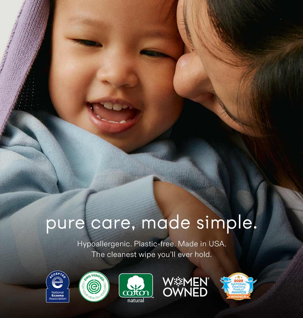 Unbleached 100% Cotton Baby Wipes